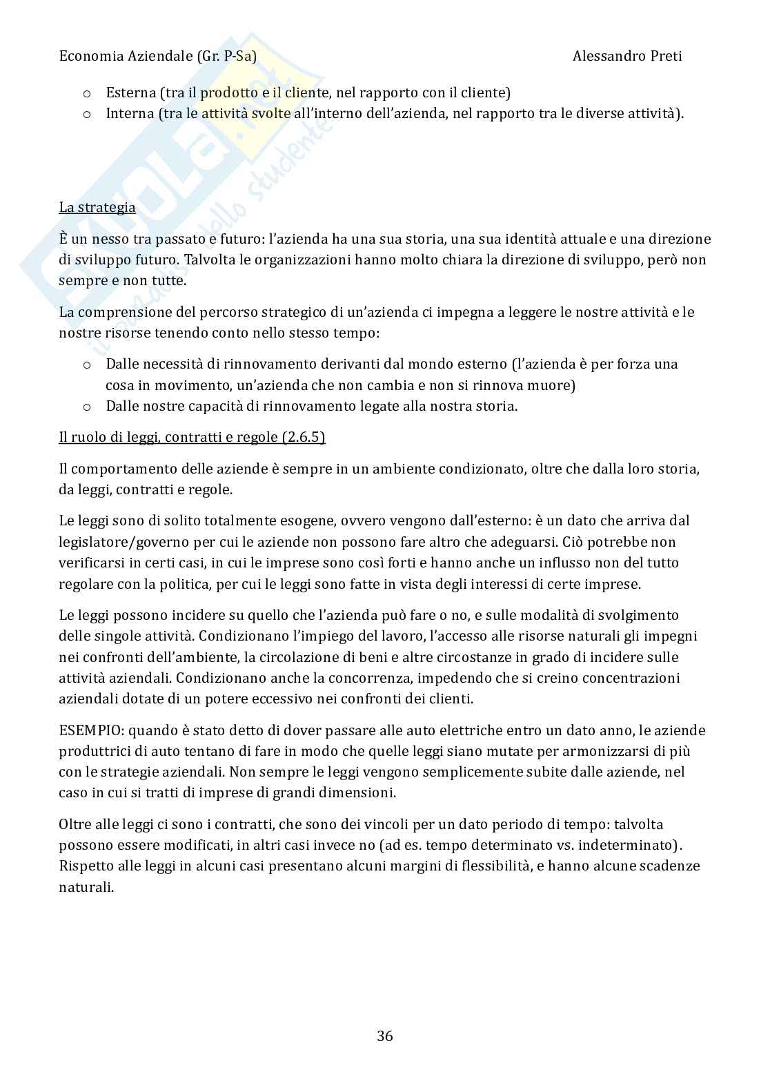 Economia aziendale – Appunti completi, 158 pagine Pag. 36