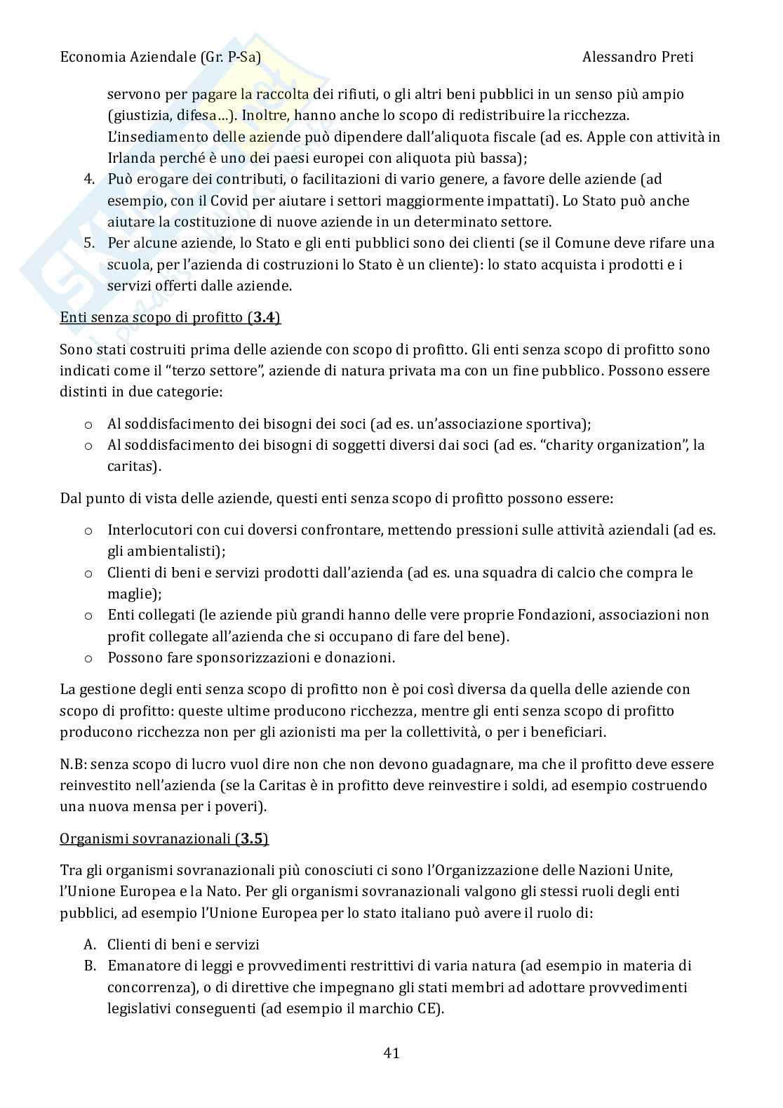 Economia aziendale – Appunti completi, 158 pagine Pag. 41