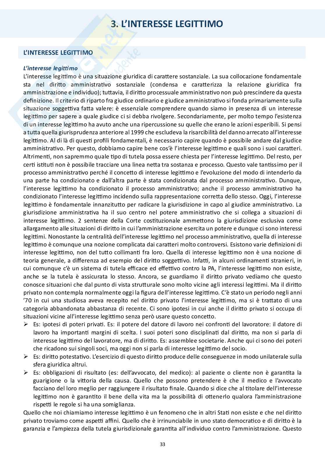 Diritto processuale amministrativo (interesse legittimo)  Pag. 2