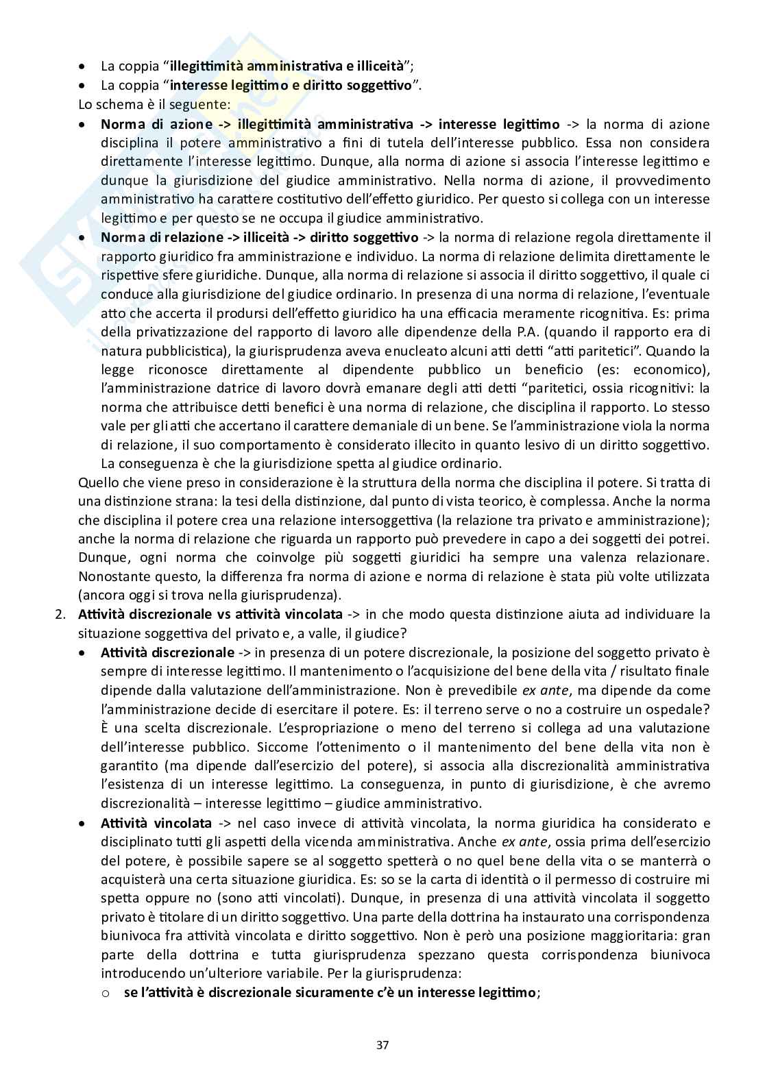 Diritto processuale amministrativo (interesse legittimo)  Pag. 6