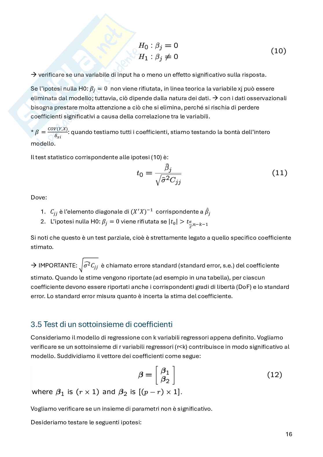 Appunti Statistica per la sperimentazione e le previsioni in ambito tecnologico (parte 1) in italiano Pag. 16