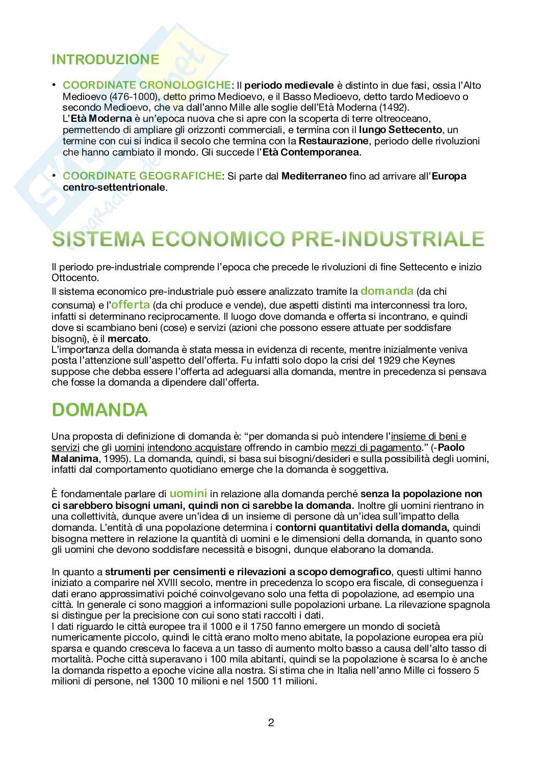 Storia economica  Pag. 2