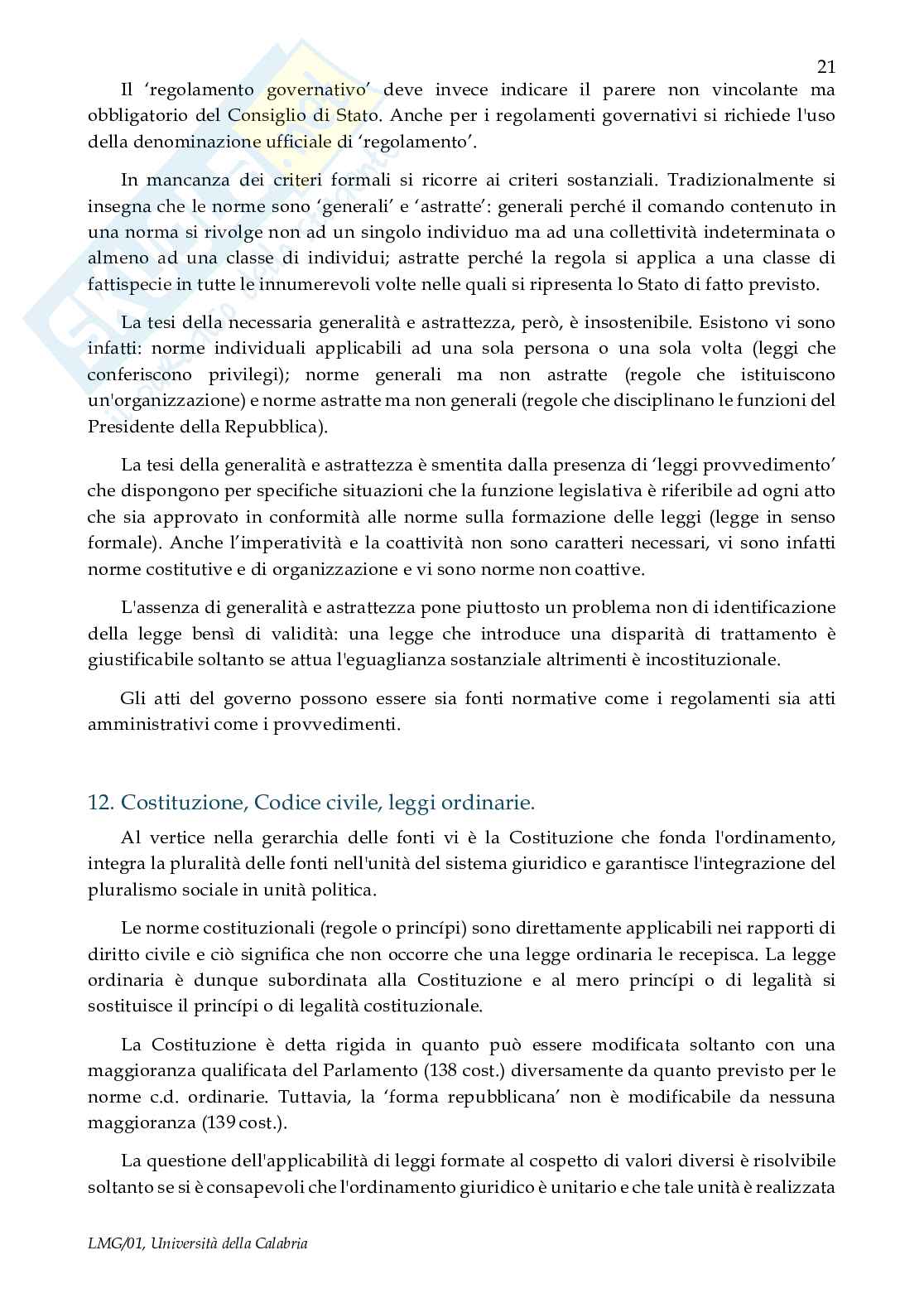 Riassunto esame Diritto privato - 1° step, Prof. Caterini Enrico, libro consigliato Manuale di diritto civile, Perlingeri Pag. 21