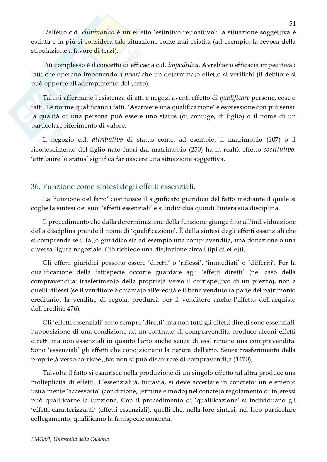 Riassunto esame Diritto privato - 1° step, Prof. Caterini Enrico, libro consigliato Manuale di diritto civile, Perlingeri Pag. 51