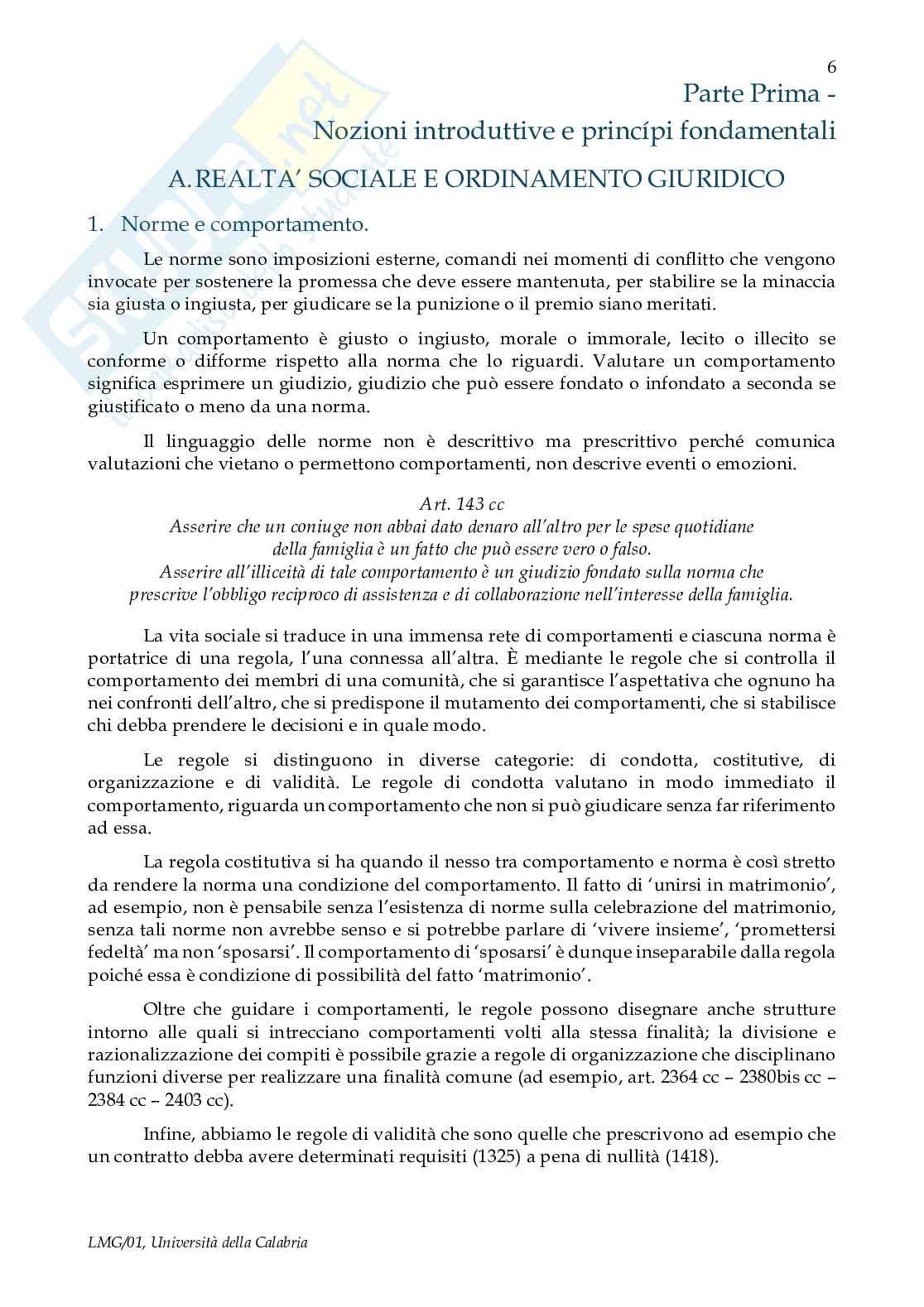 Riassunto esame Diritto privato - 1° step, Prof. Caterini Enrico, libro consigliato Manuale di diritto civile, Perlingeri Pag. 6