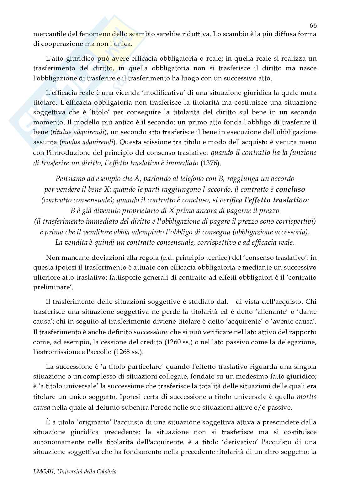Riassunto esame Diritto privato - 1° step, Prof. Caterini Enrico, libro consigliato Manuale di diritto civile, Perlingeri Pag. 66