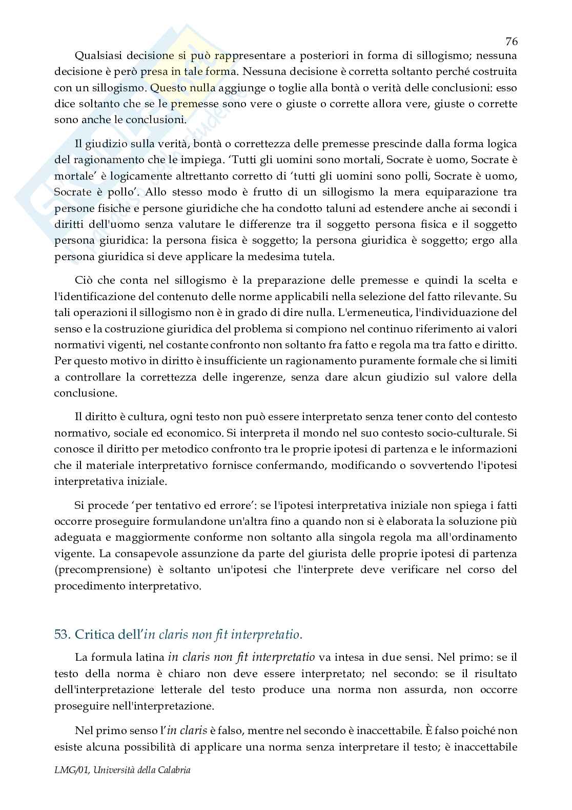 Riassunto esame Diritto privato - 1° step, Prof. Caterini Enrico, libro consigliato Manuale di diritto civile, Perlingeri Pag. 76