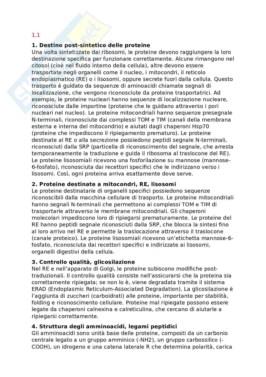 Domande Biologia Pag. 1