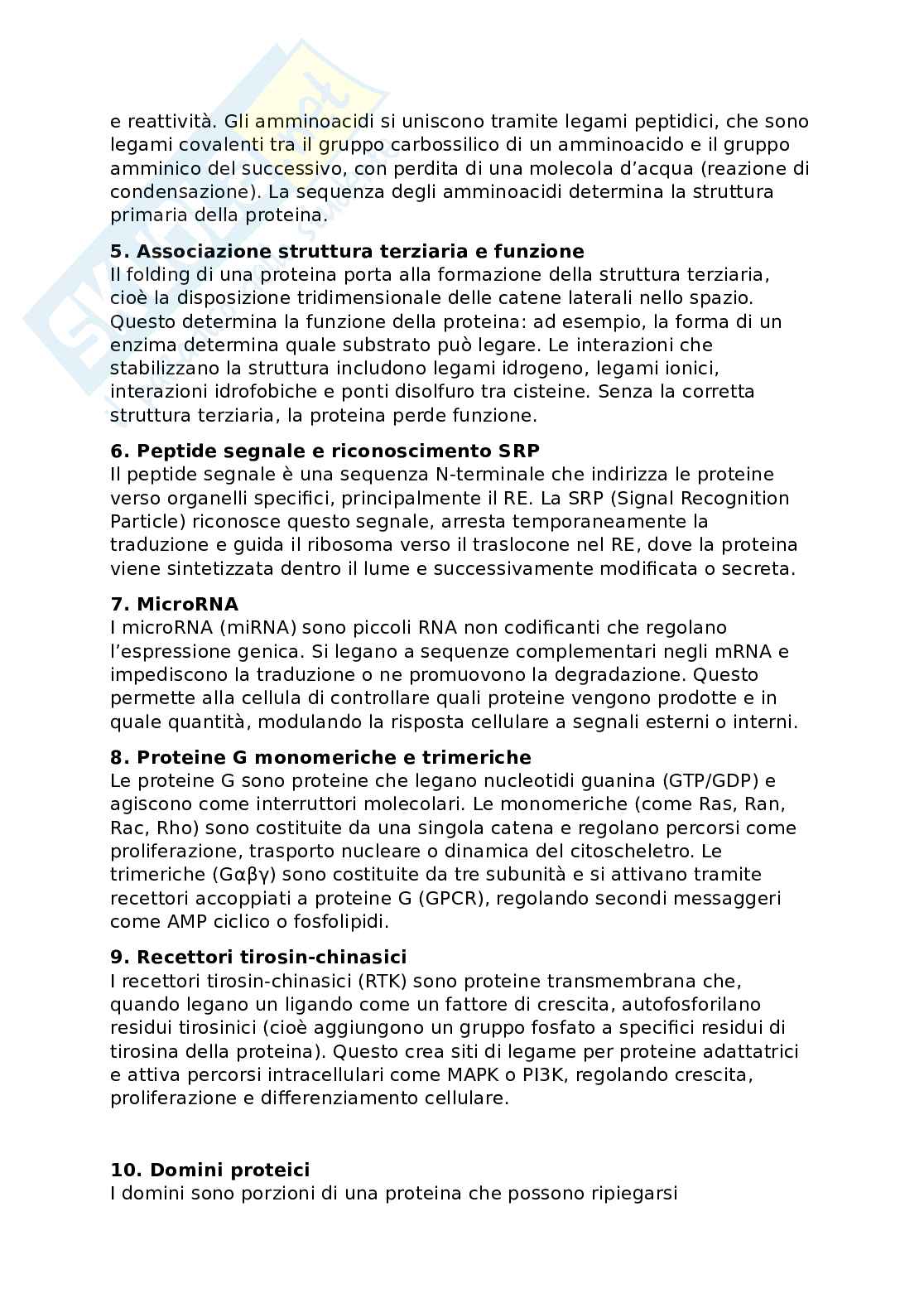 Domande Biologia Pag. 2