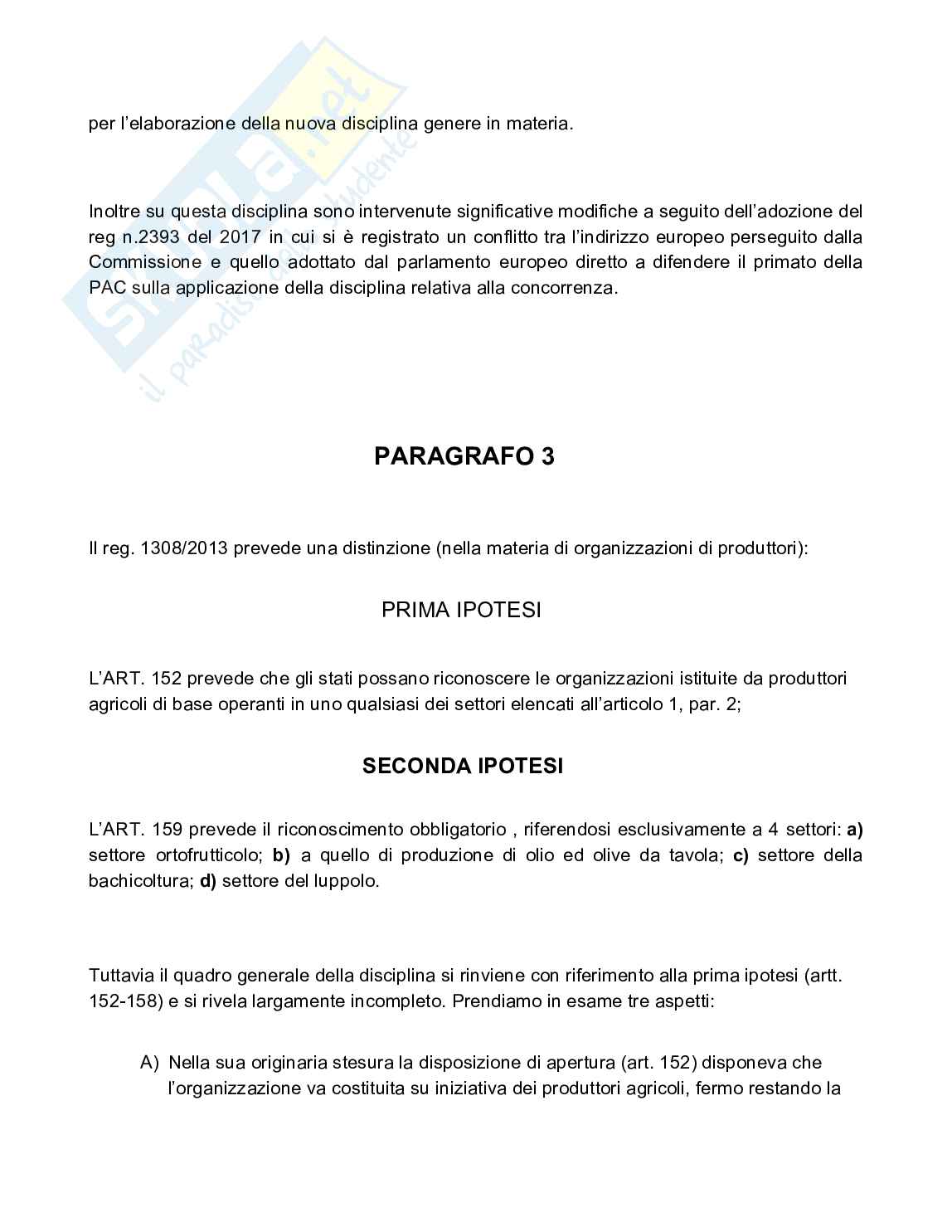 Diritto agroalimentare Pag. 16