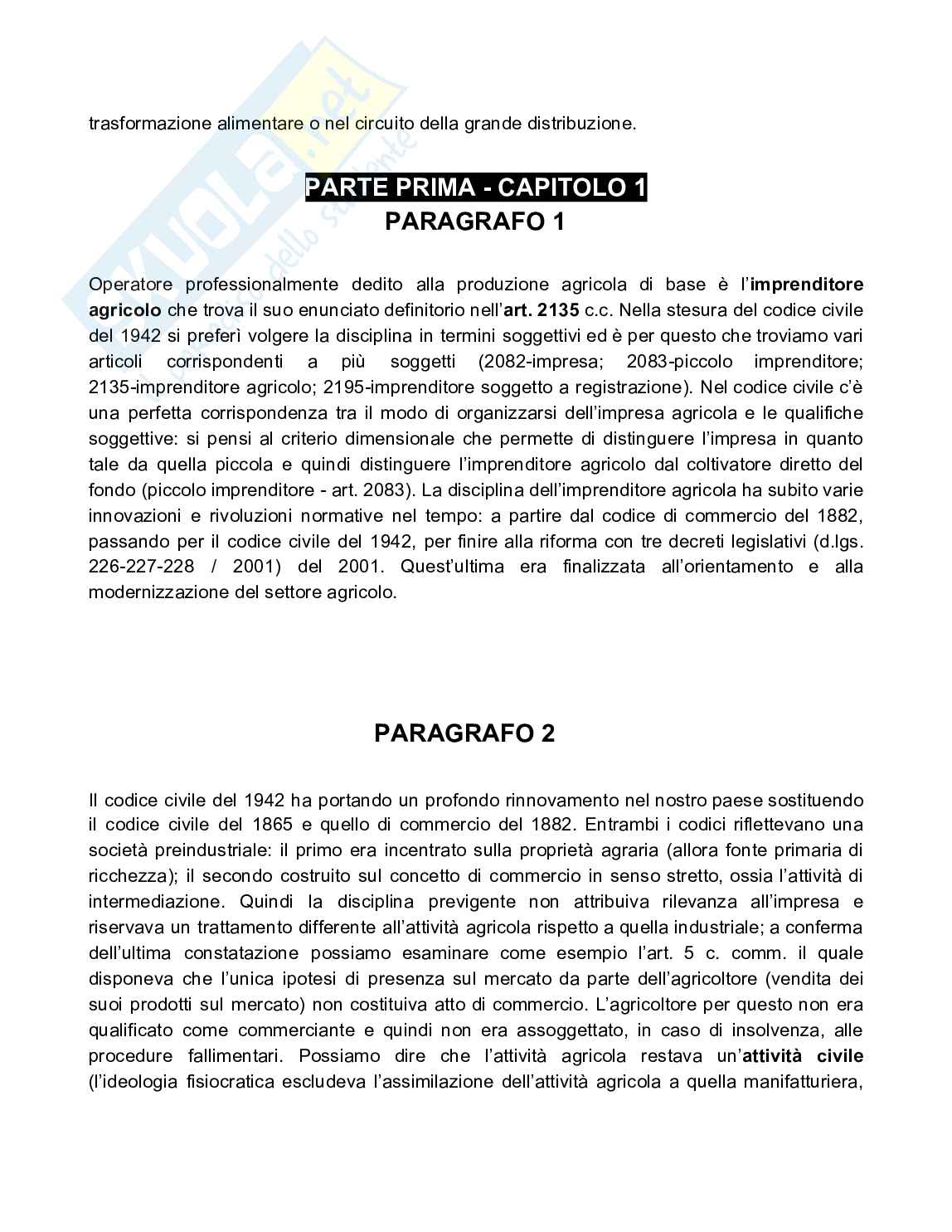 Diritto agroalimentare Pag. 2