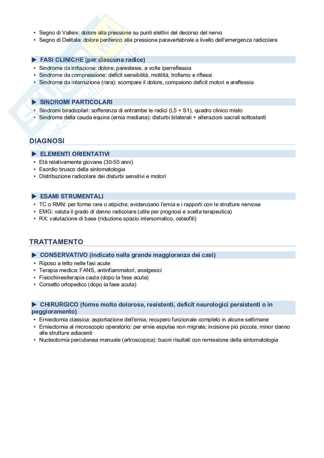 Patologie lombari Pag. 6