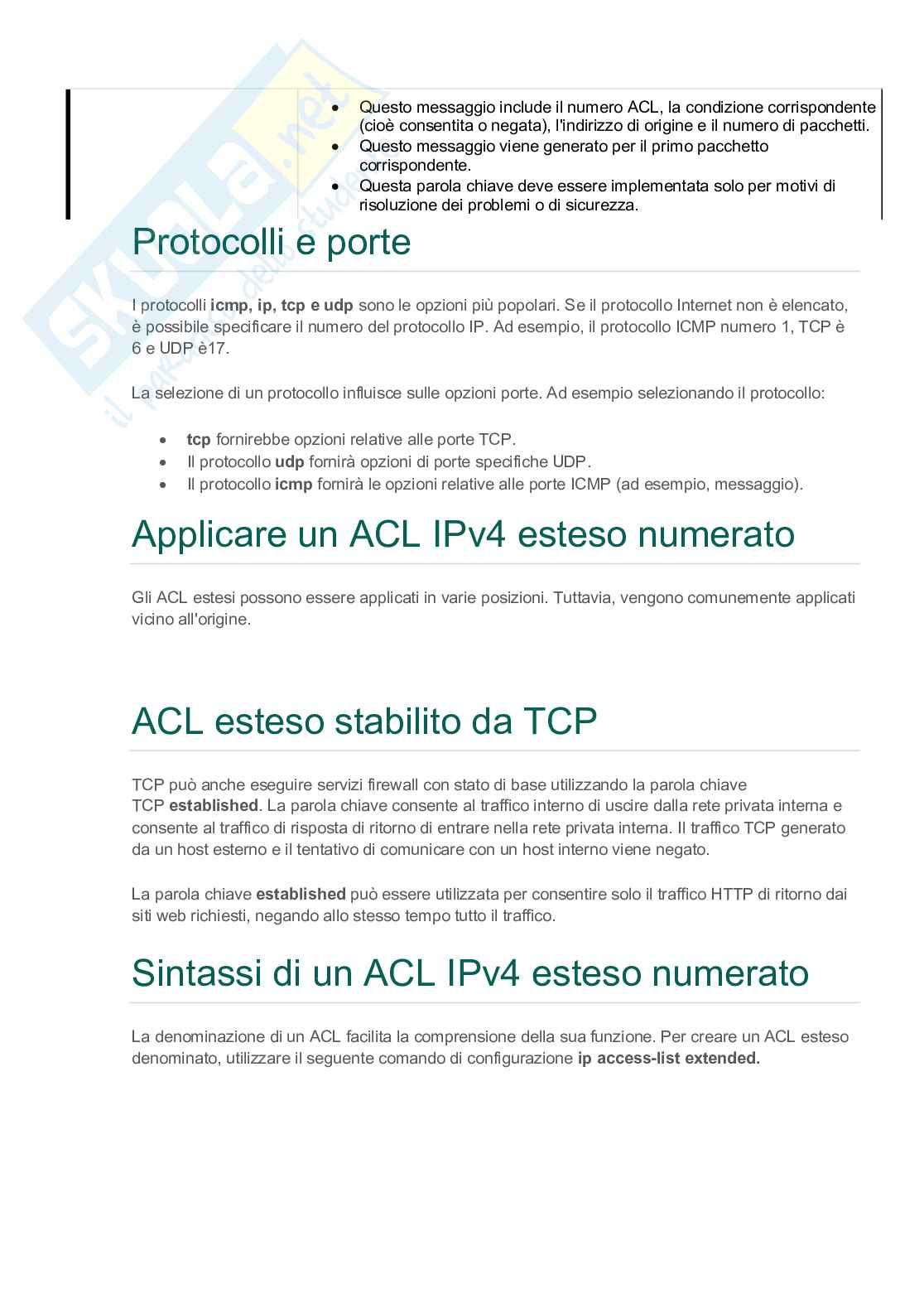 Fondamenti CCNA 3 Pag. 31