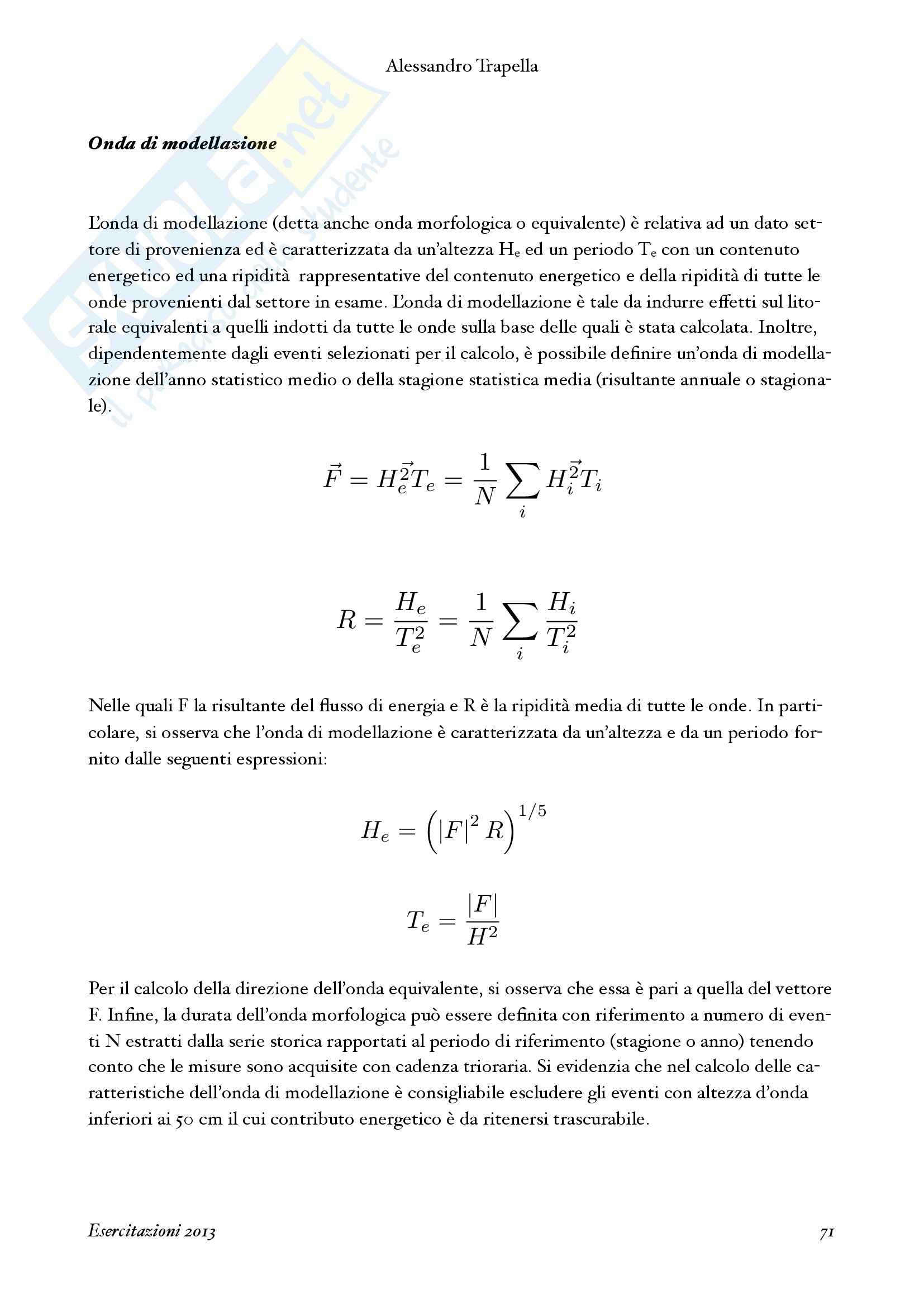 Infrastrutture idrauliche ed elementi di idrologia - Relazione finale Pag. 71