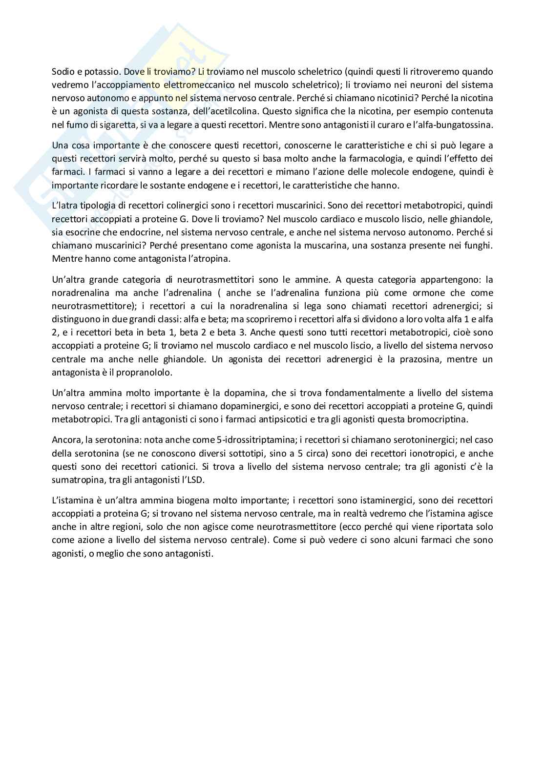 Fisiologia generale - Parte  2 Pag. 21