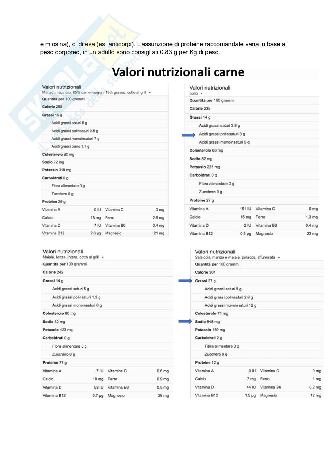 Salute e alimentazione - Infermieristica Pag. 16