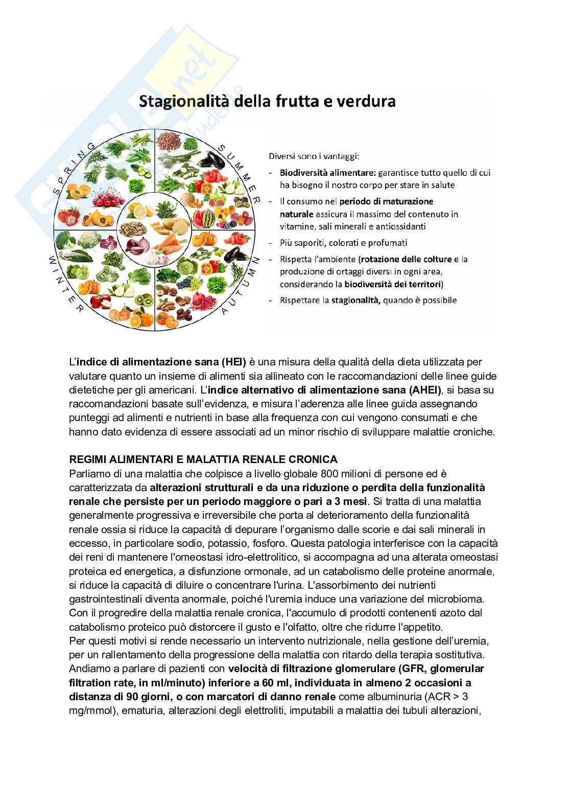 Salute e alimentazione - Infermieristica Pag. 21