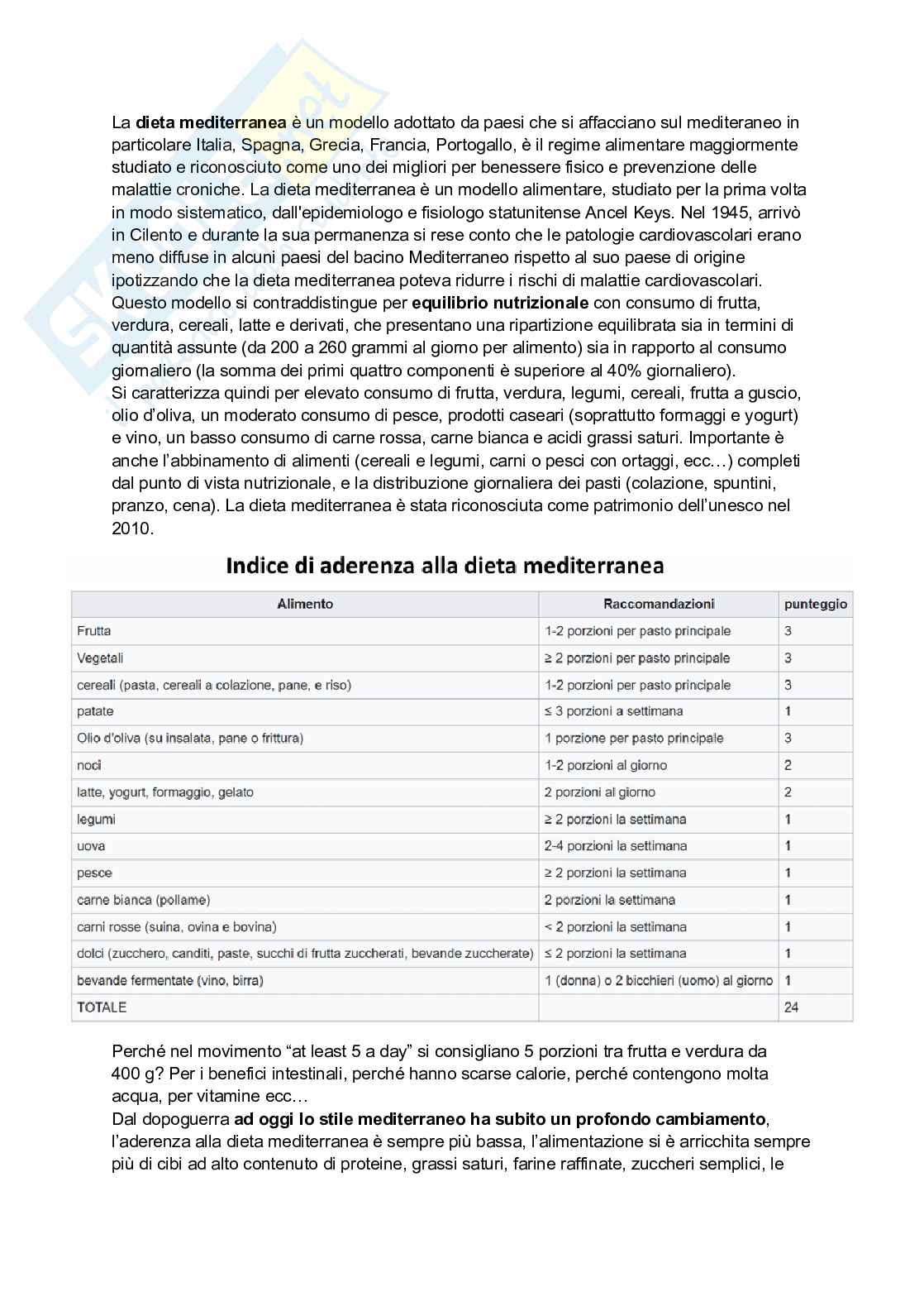 Salute e alimentazione - Infermieristica Pag. 6