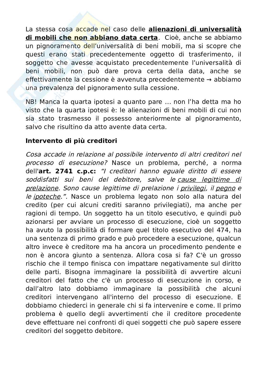 Lezione 5 Procedura civile Pag. 11