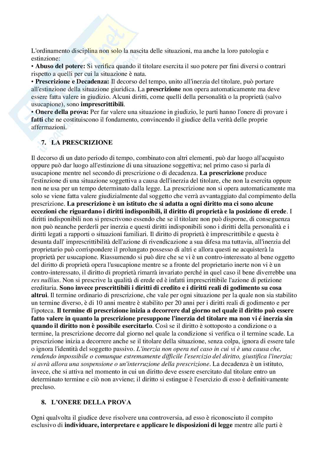 Diritto privato - Appunti per l'esame Pag. 11