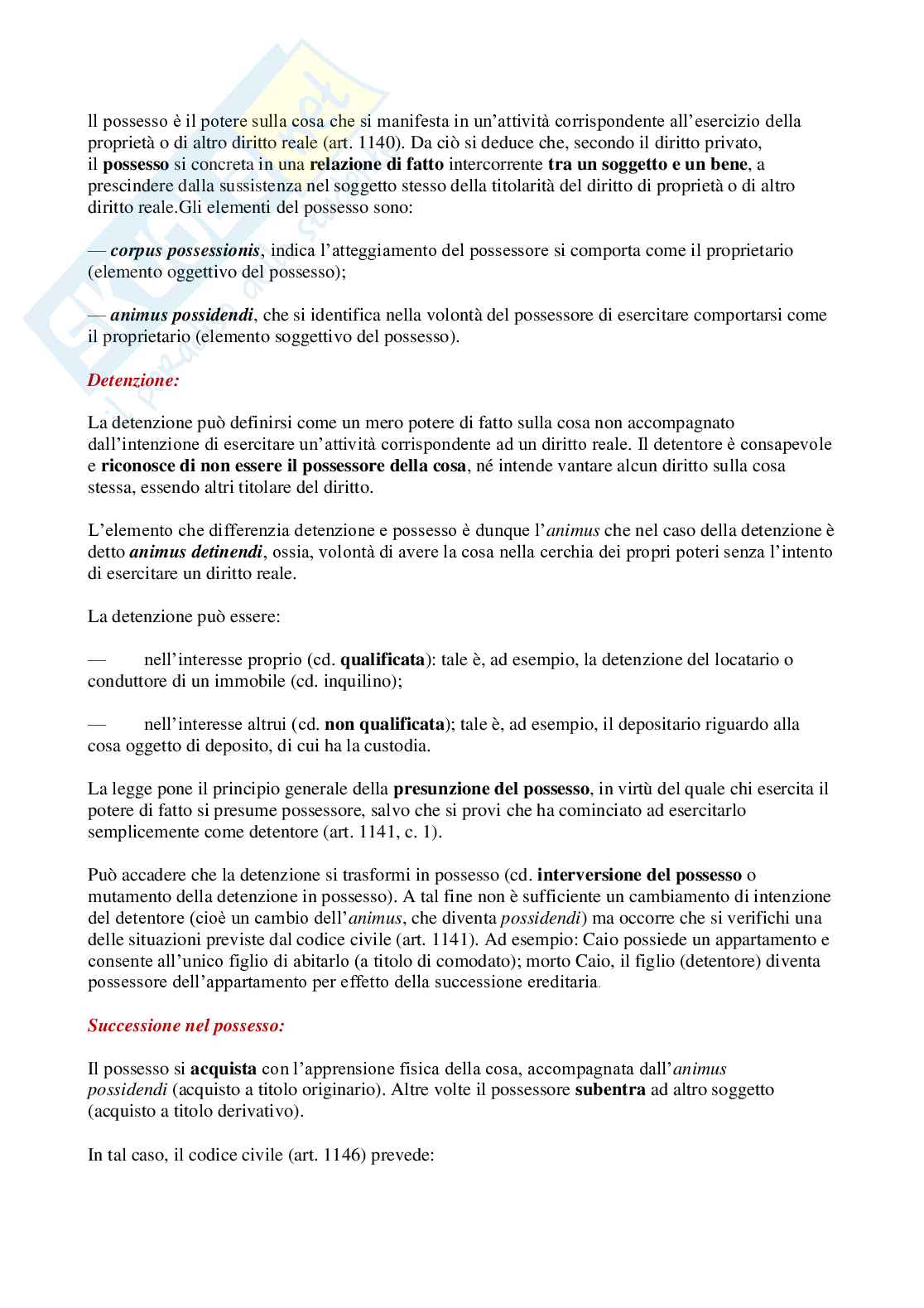 Diritto privato - Appunti per l'esame Pag. 31