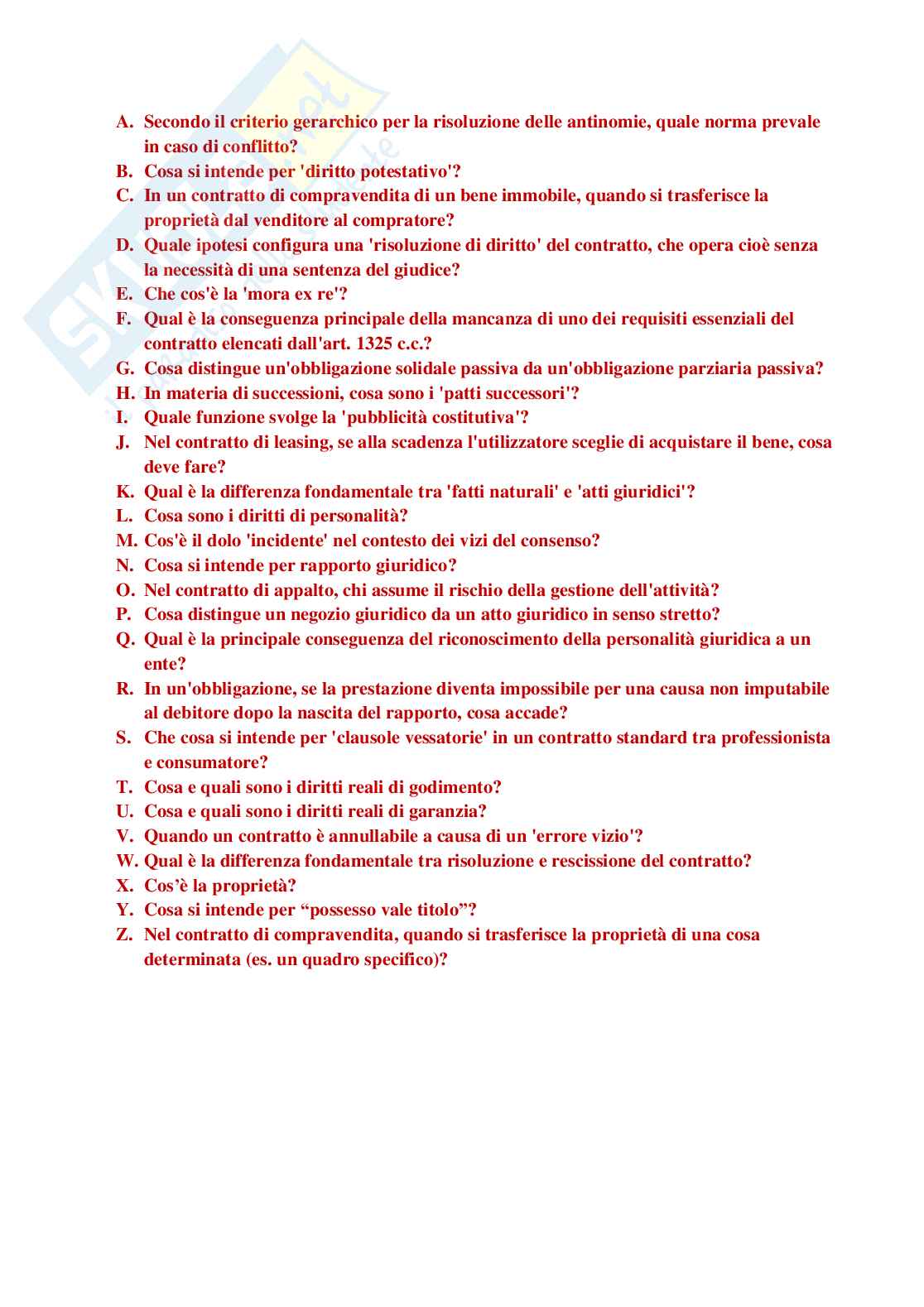 Diritto privato - Appunti per l'esame Pag. 61