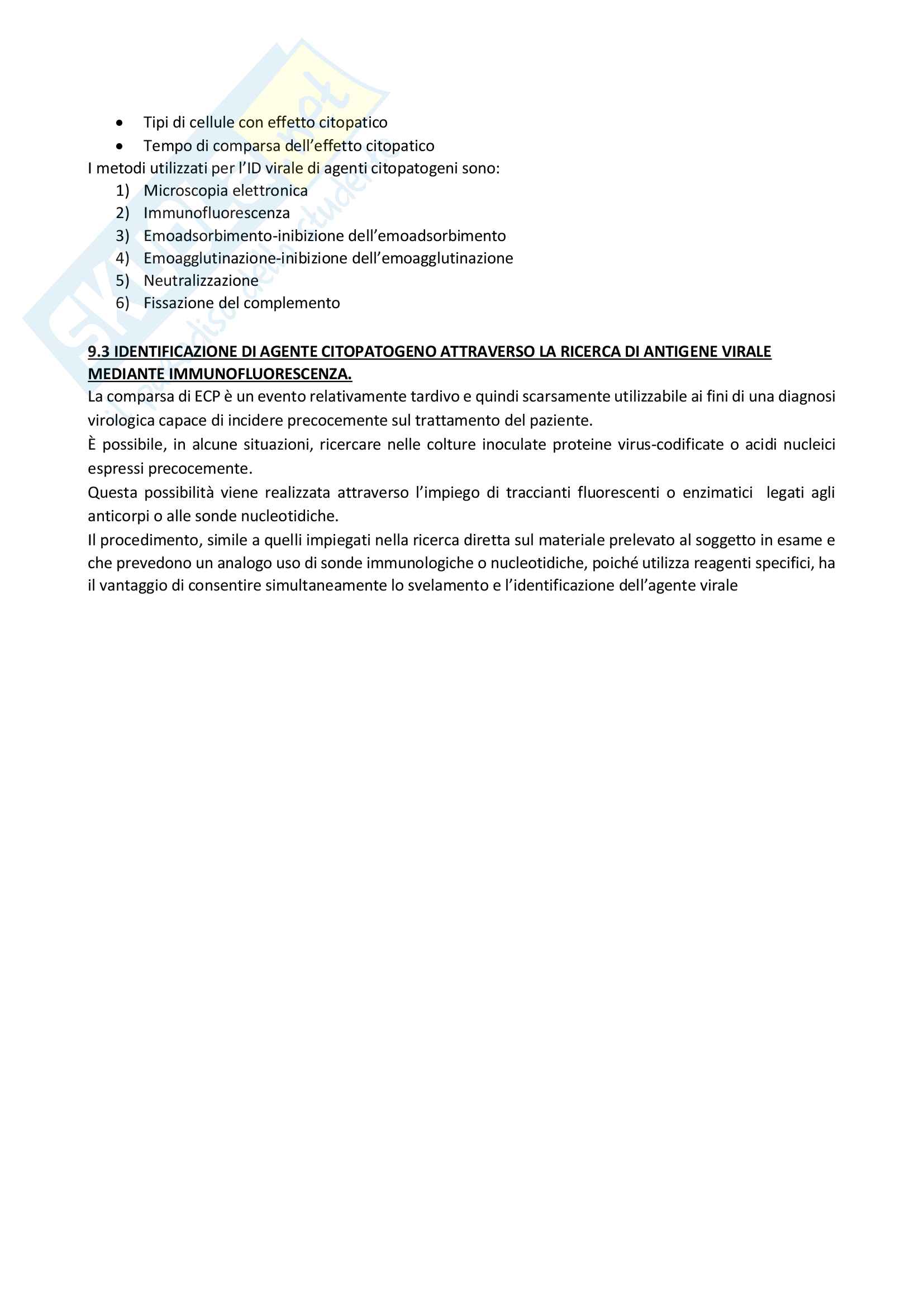 Diagnostica di laboratorio delle malattie da infezione Pag. 66