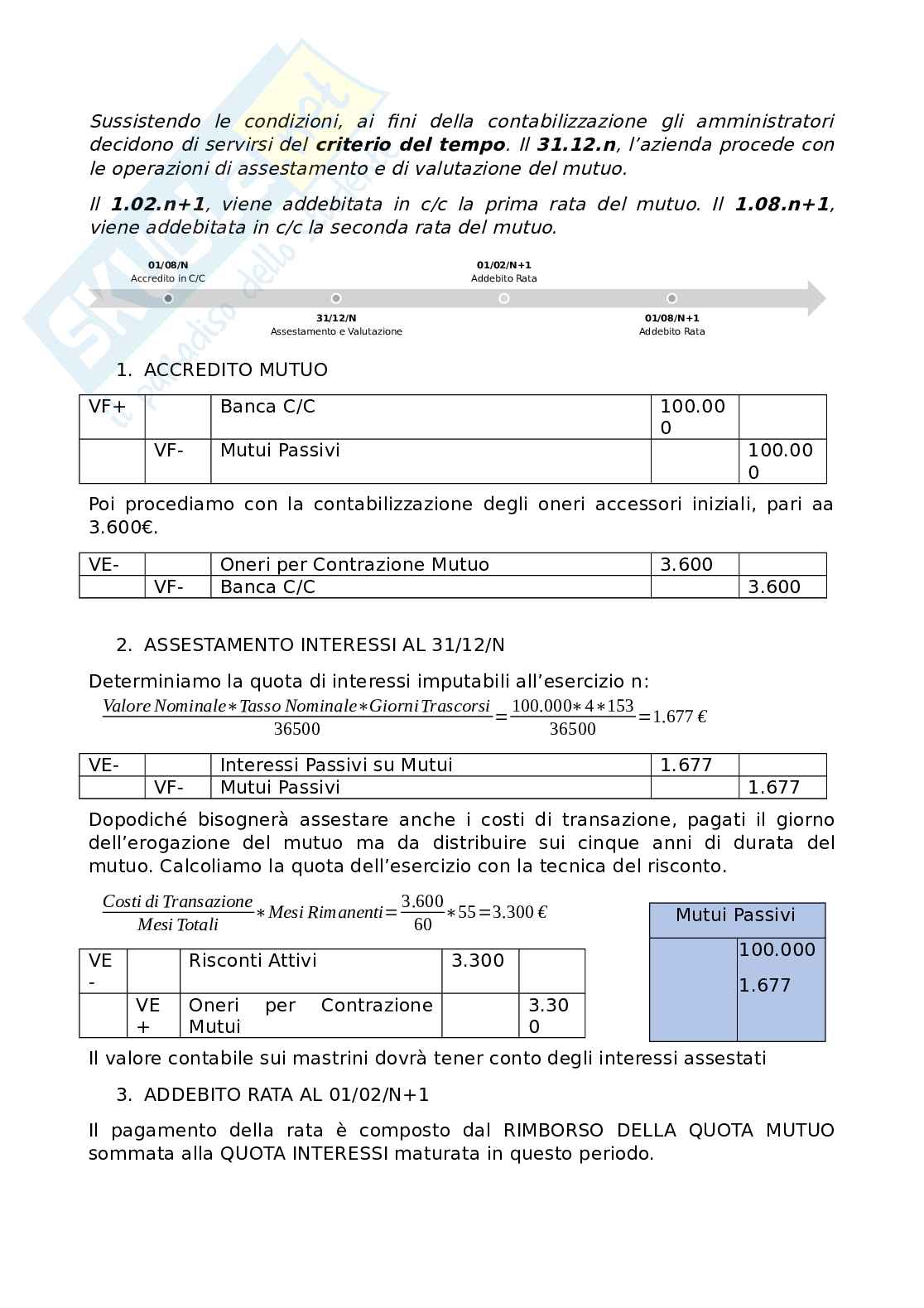 Riassunto esame Ragioneria generale e applicata, Prof. Montanini Lucia, libro consigliato Contabilità di Impresa e Valori di Bilancio, L. Marchi Pag. 41