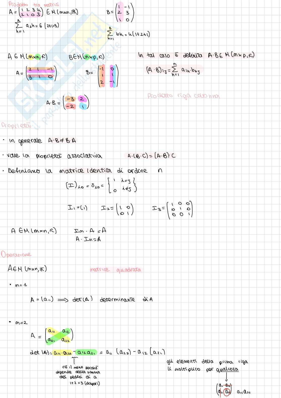 Appunti di Geometria  Pag. 1