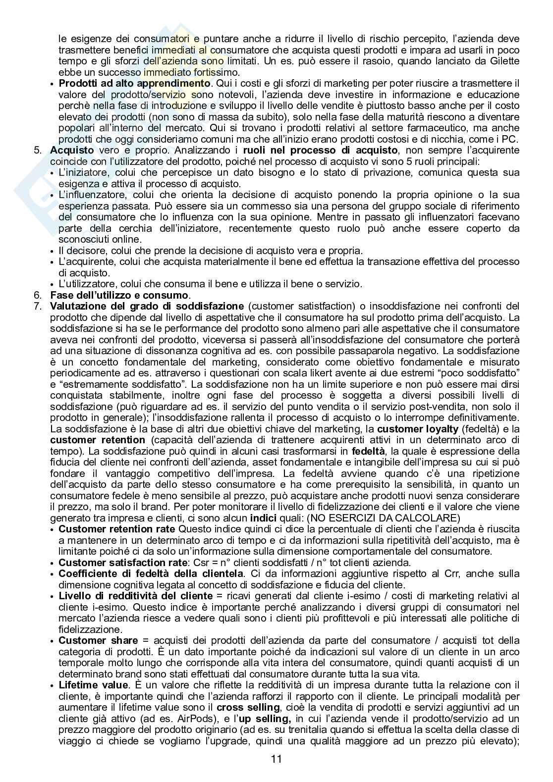Appunti lezione Marketing   Pag. 11
