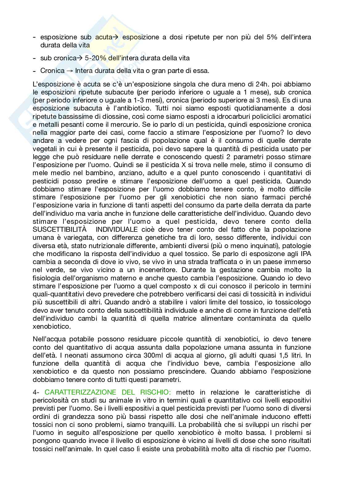 Tossicologia generale - parte 1 Pag. 6