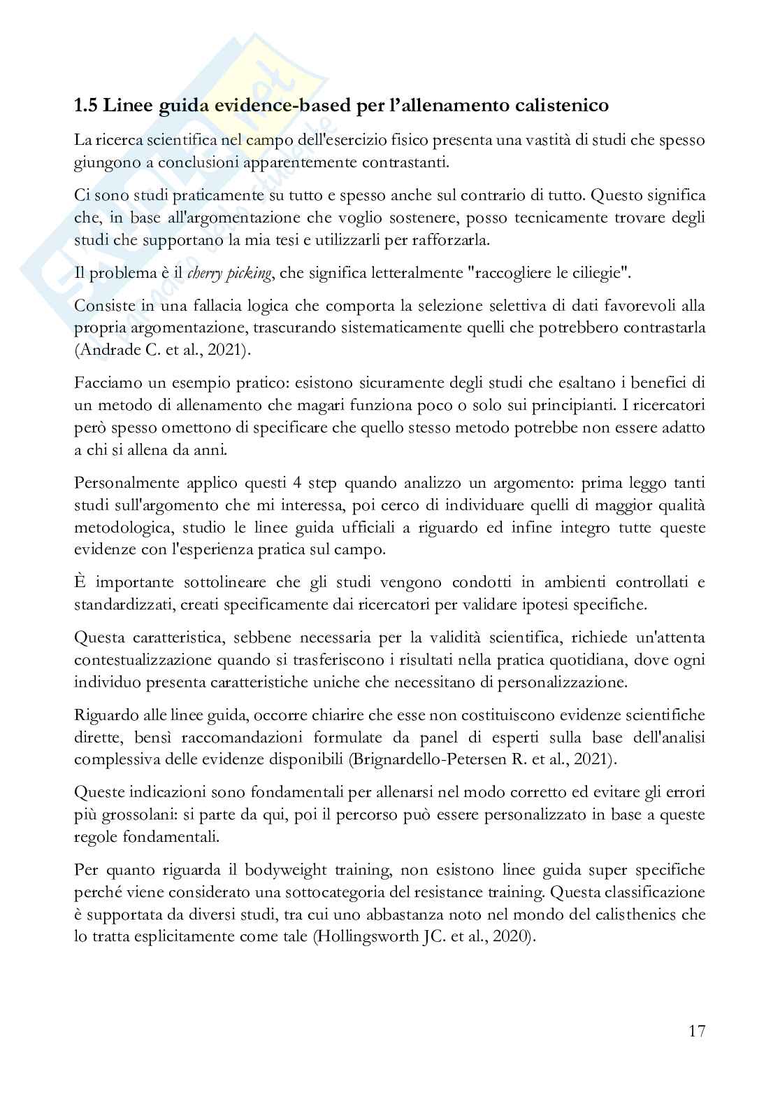 Fisiologia dell'esercizio a corpo libero: strategie per una longevità vincente ​ Pag. 21
