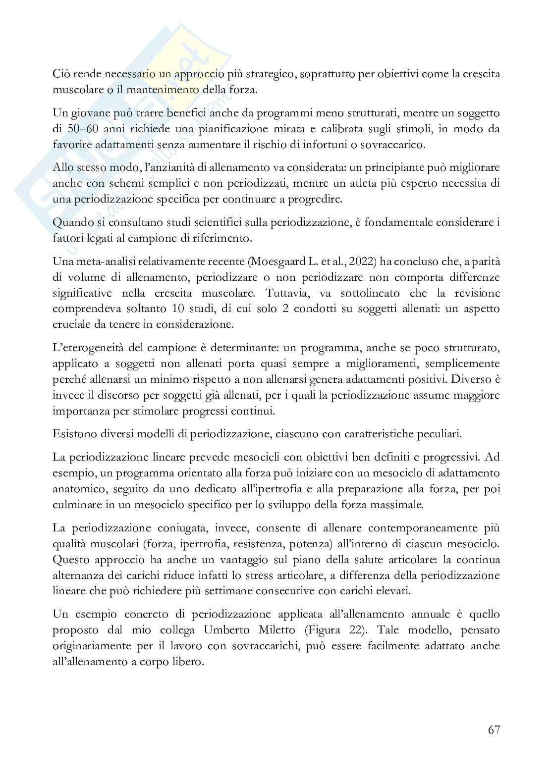 Fisiologia dell'esercizio a corpo libero: strategie per una longevità vincente ​ Pag. 71