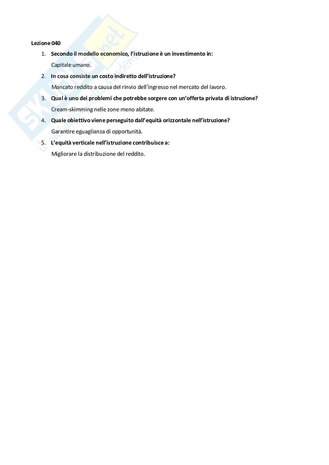 Scienza delle finanze Pag. 41