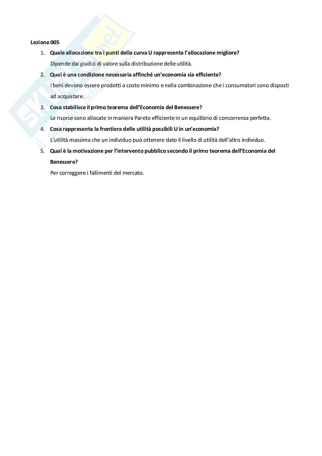 Scienza delle finanze Pag. 6