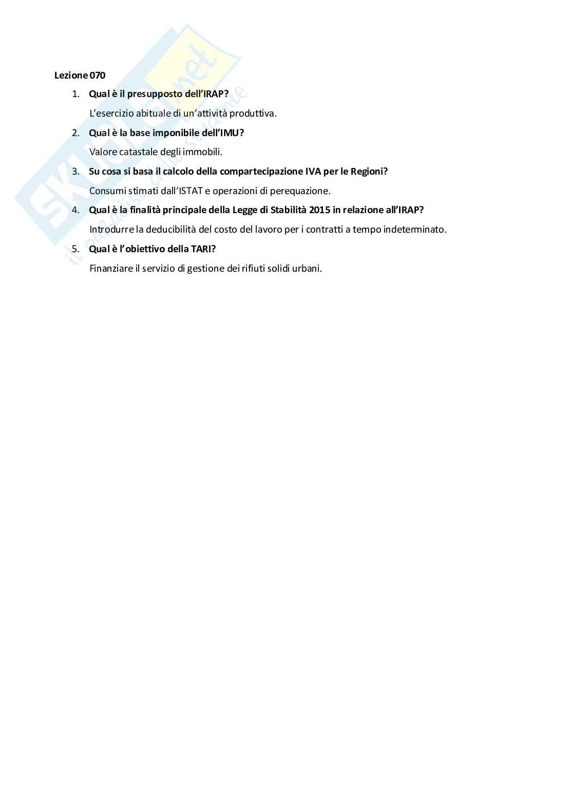Scienza delle finanze Pag. 71