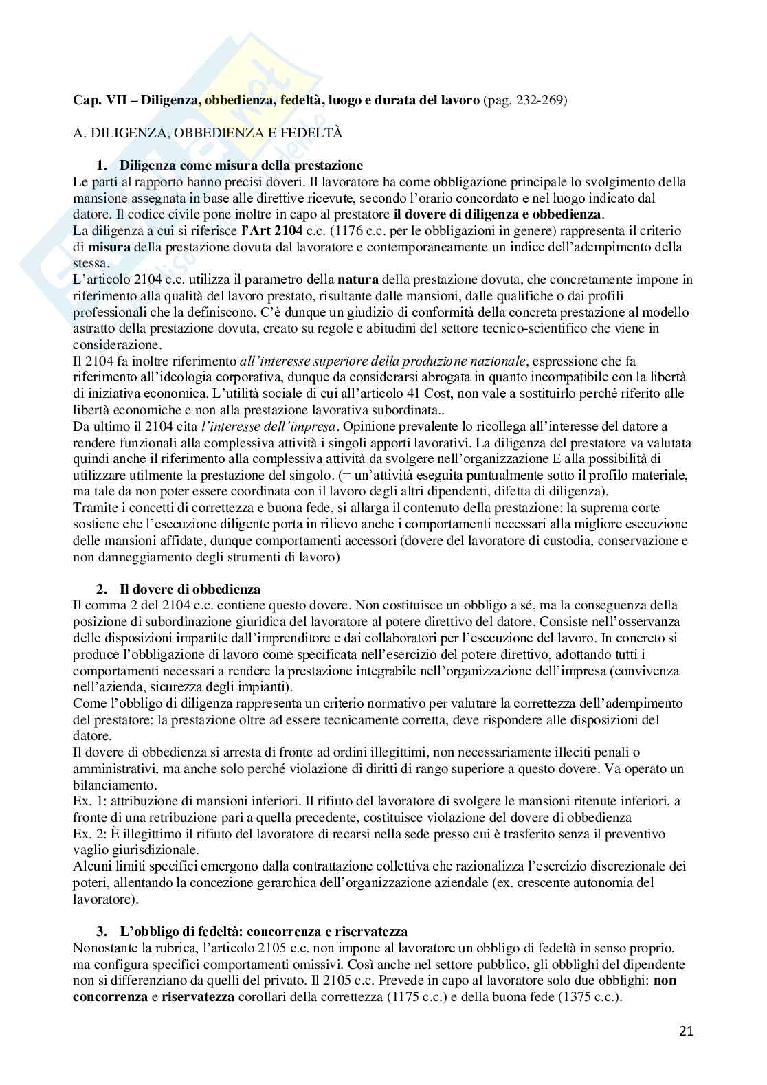 Diritto del lavoro e previdenza sociale in schemi Pag. 21