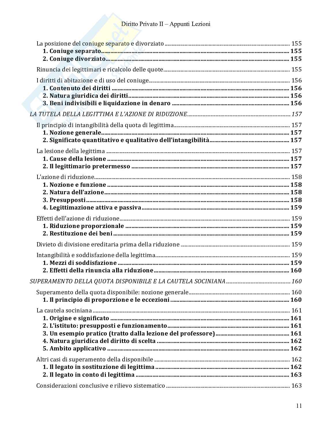 Riassunto esame Diritto privato, Prof. Spoto Giuseppe, libro consigliato Diritto privato, Mazzamuto  Pag. 11