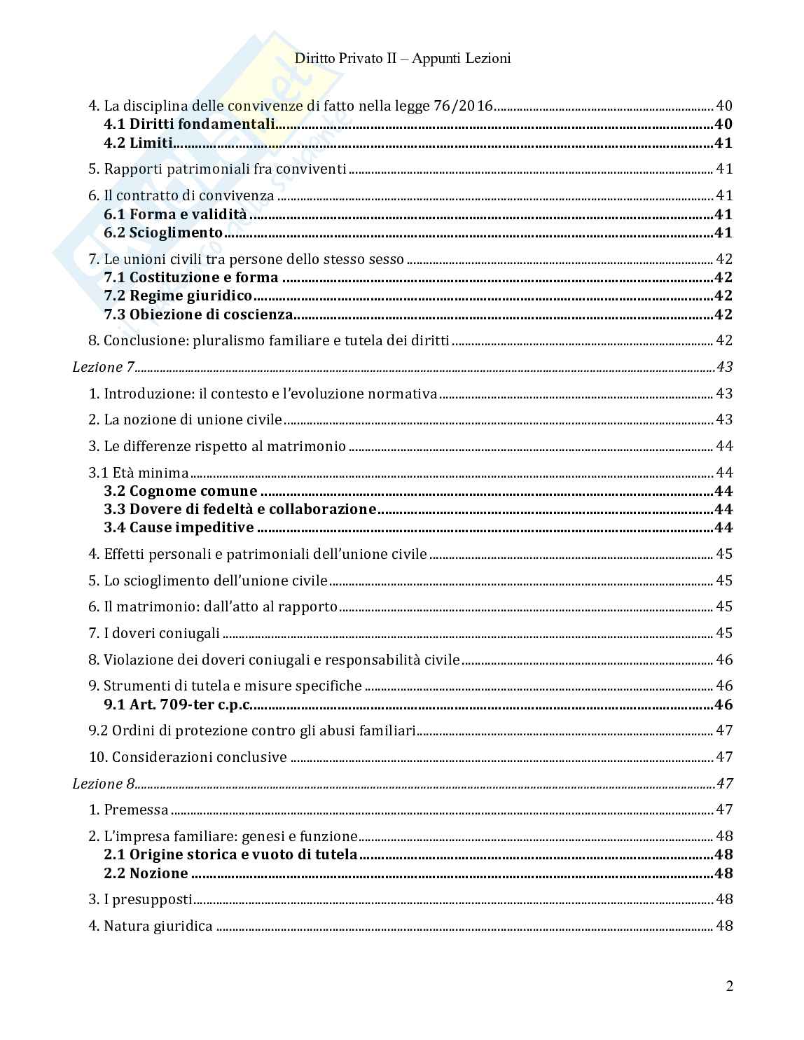 Riassunto esame Diritto privato, Prof. Spoto Giuseppe, libro consigliato Diritto privato, Mazzamuto  Pag. 2