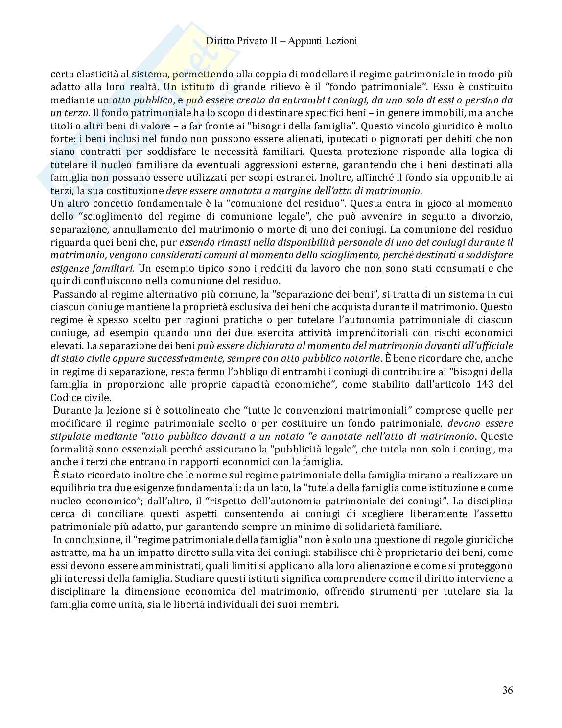 Riassunto esame Diritto privato, Prof. Spoto Giuseppe, libro consigliato Diritto privato, Mazzamuto  Pag. 36