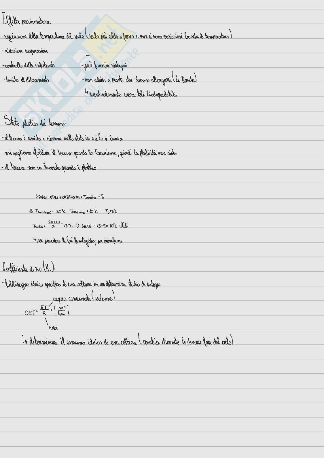 Appunti ed esercizi Produzione delle specie medicinali e aromatiche Pag. 6