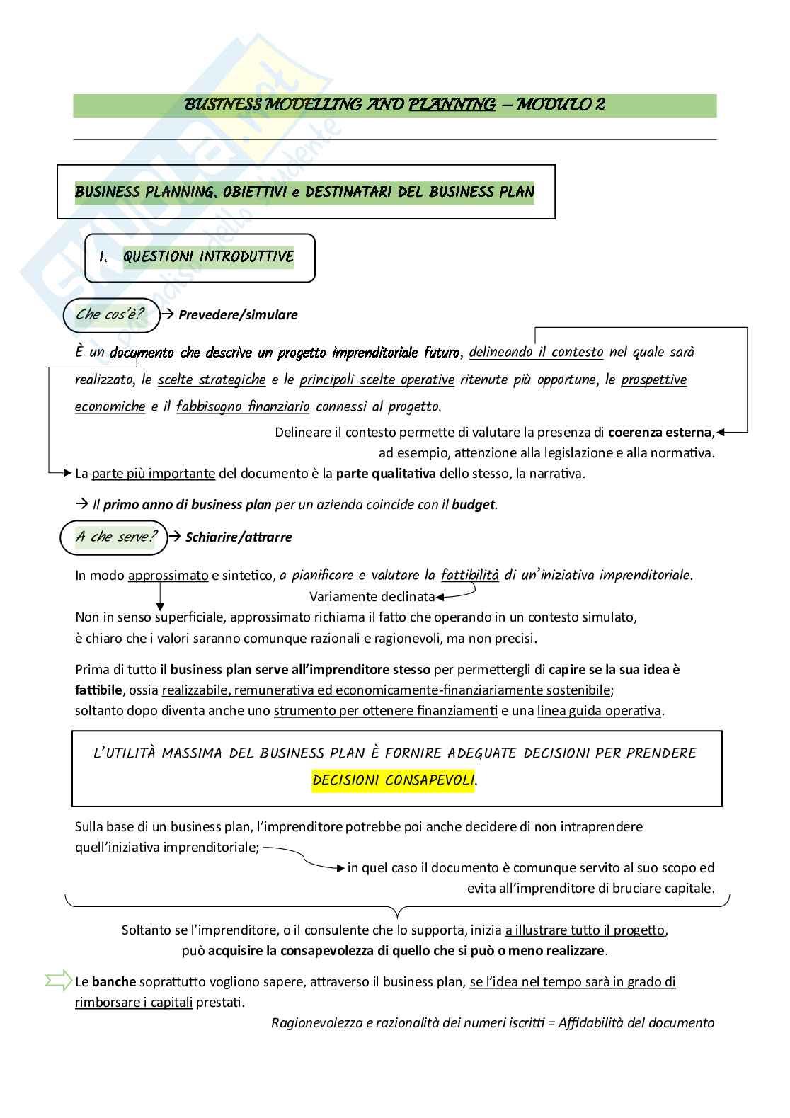 Business modelling and planning - Appunti Pag. 41