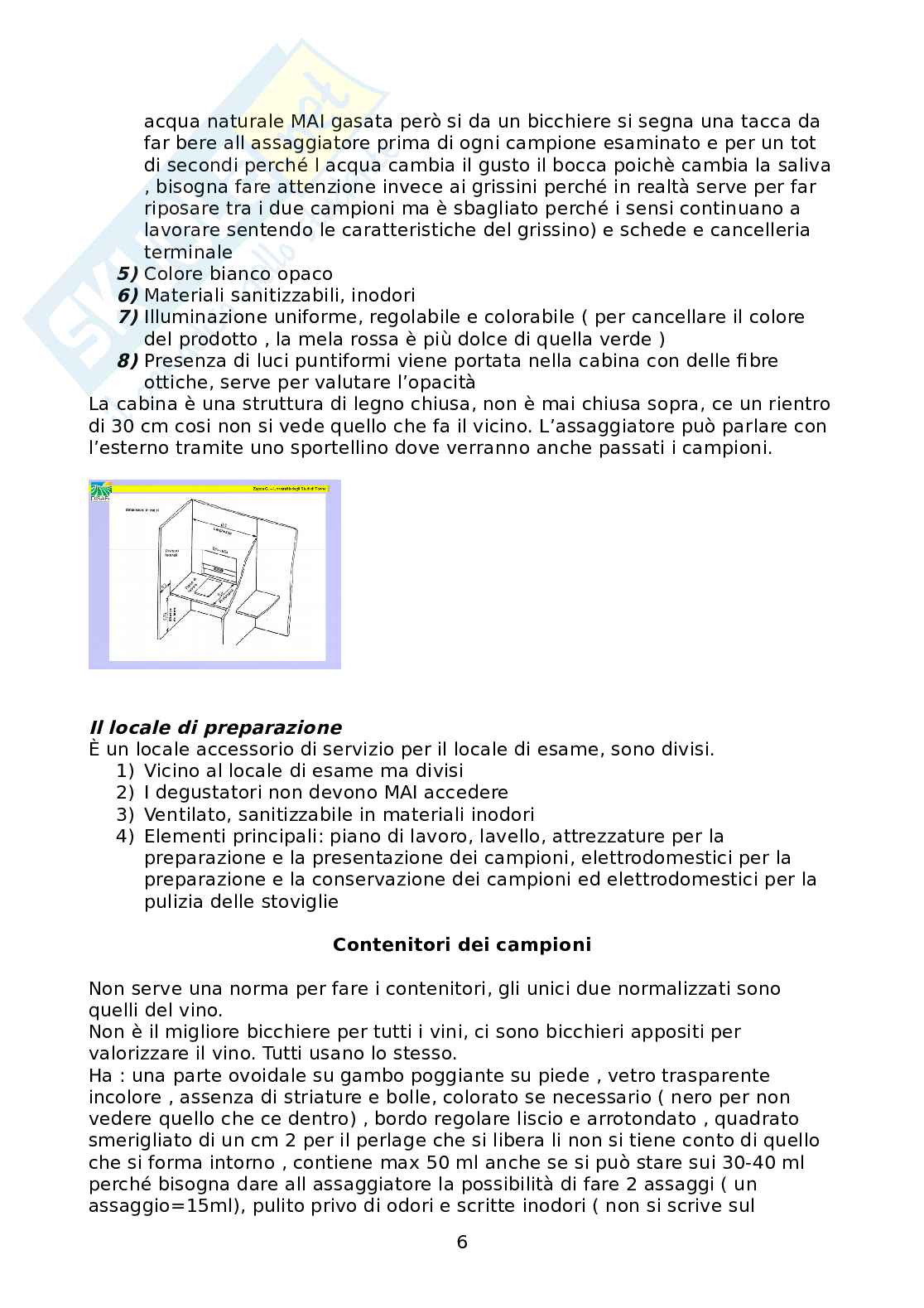 Analisi sensoriale  Pag. 6