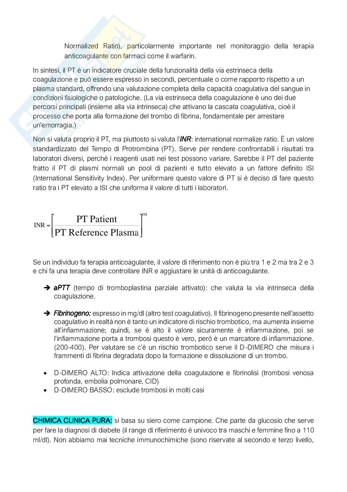Biochimica clinica Pag. 21