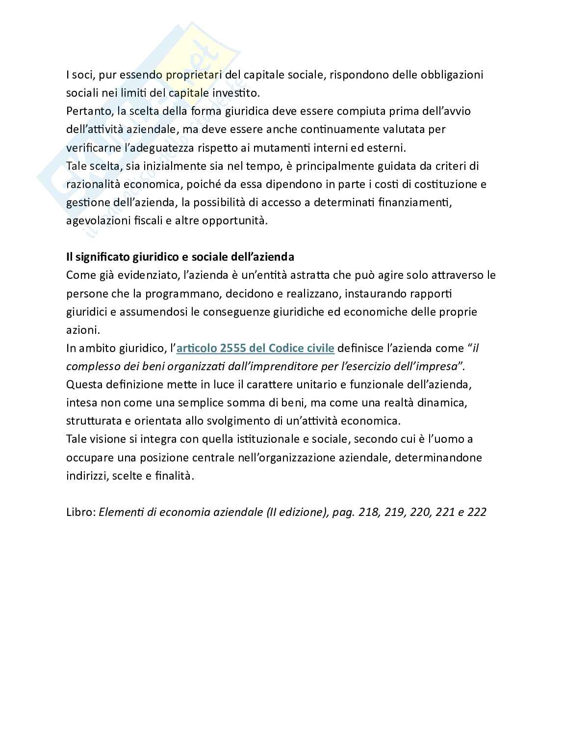 Economia aziendale - Teoria, parte 2 - L’azienda come sistema economico-istituzionale Pag. 26