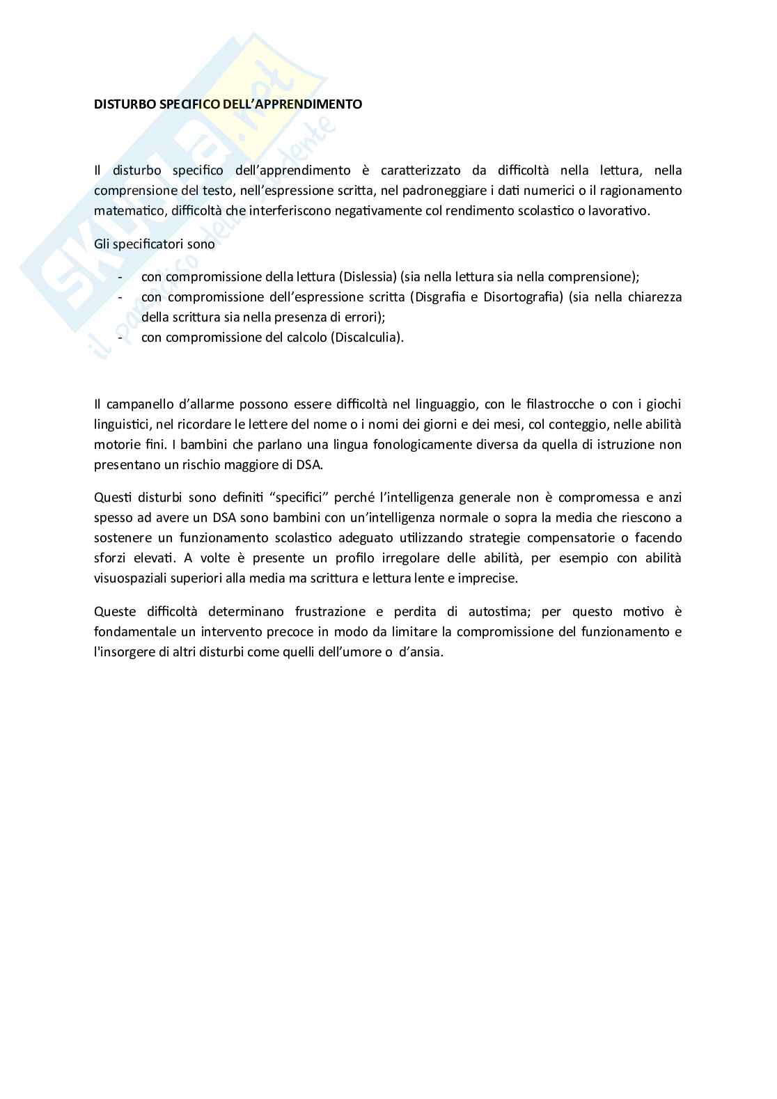 Appunti sui disturbi mentali Pag. 11