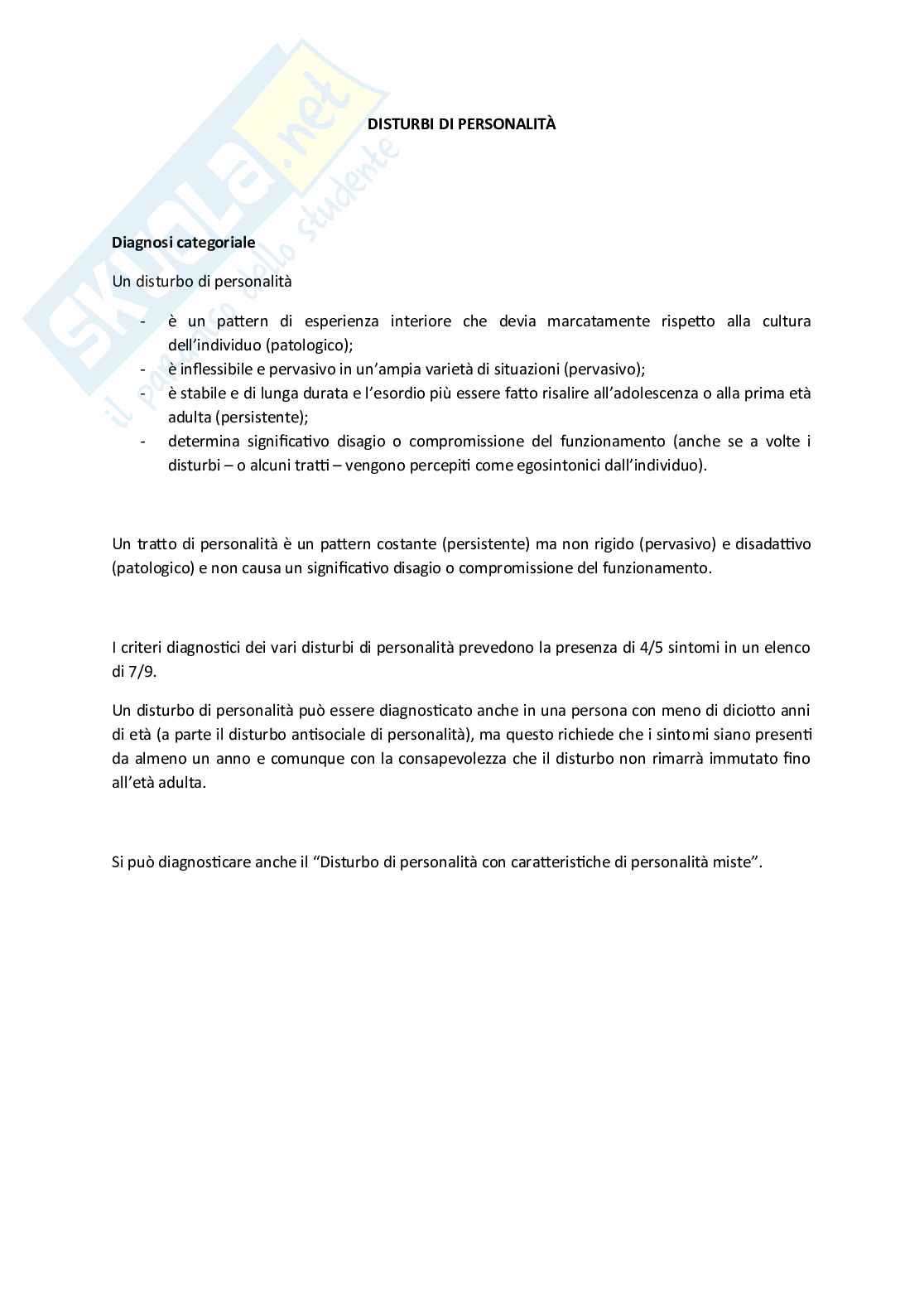 Appunti sui disturbi mentali Pag. 41