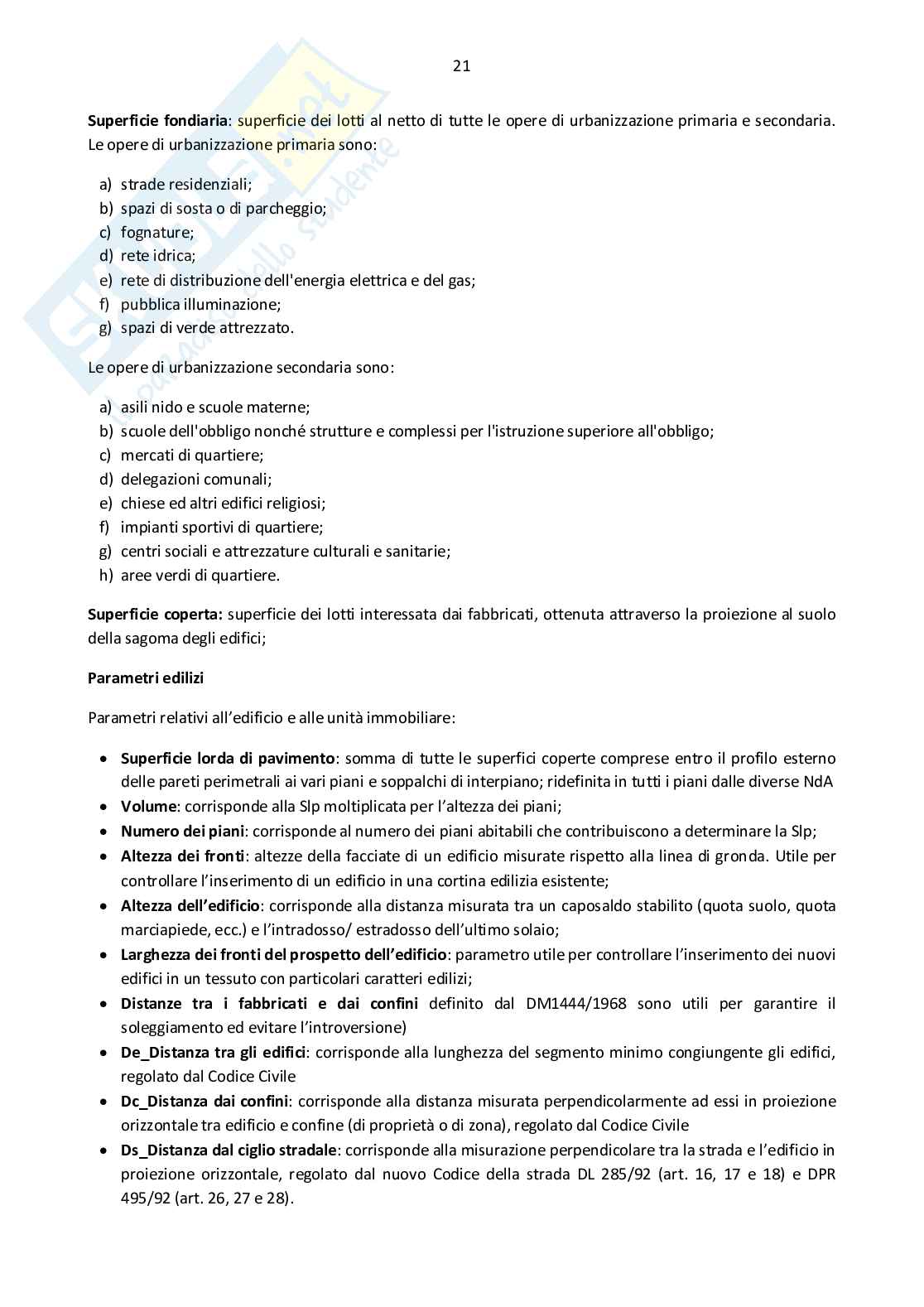 Appunti completi Tecnica Urbanistica Pag. 21