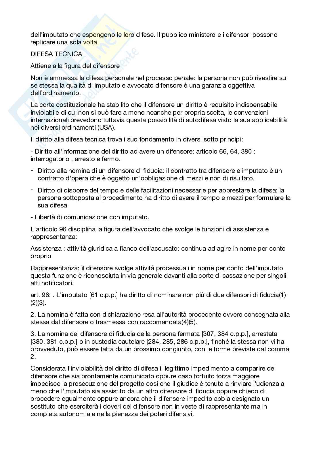Diritto alla difesa  Pag. 11
