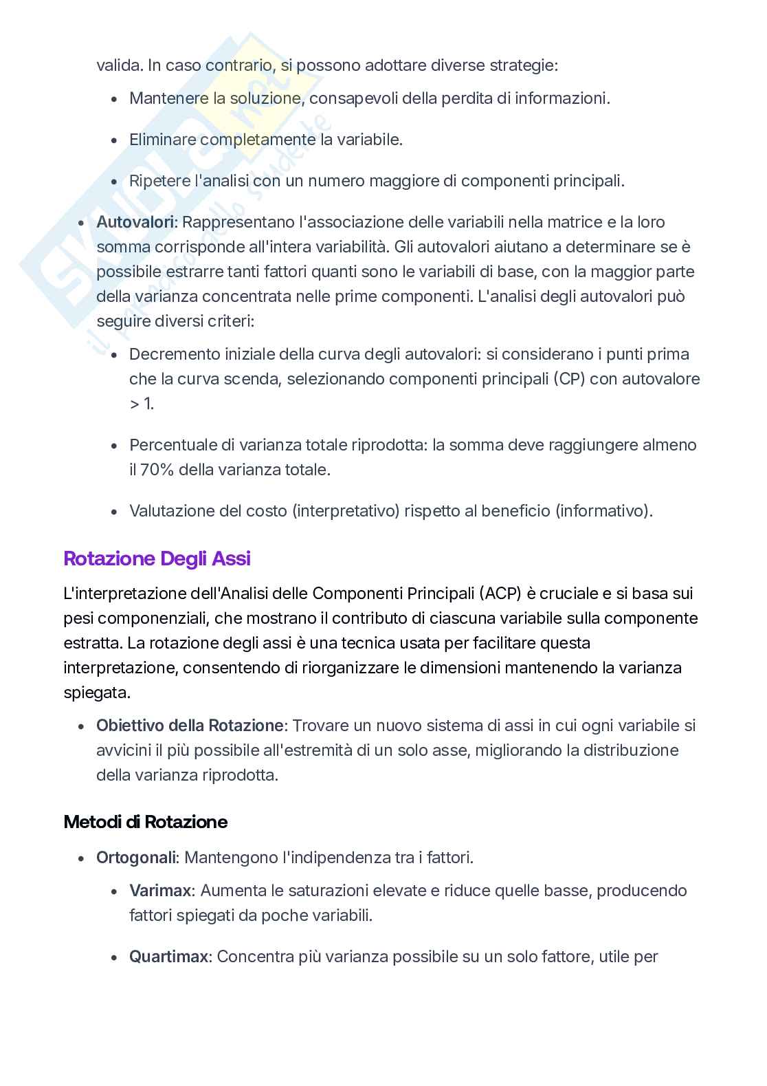 Metodologia della ricerca sociale e analisi dei consumi Pag. 21
